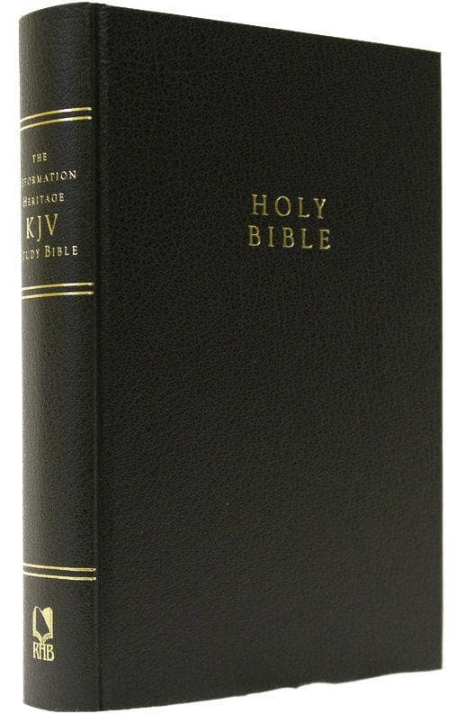 The Reformation Heritage KJV Study Bible - Premium Hardcover Black