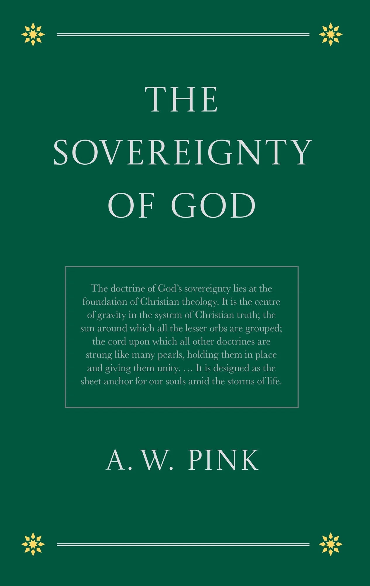 The Sovereignty of God - Paperback (Pink)