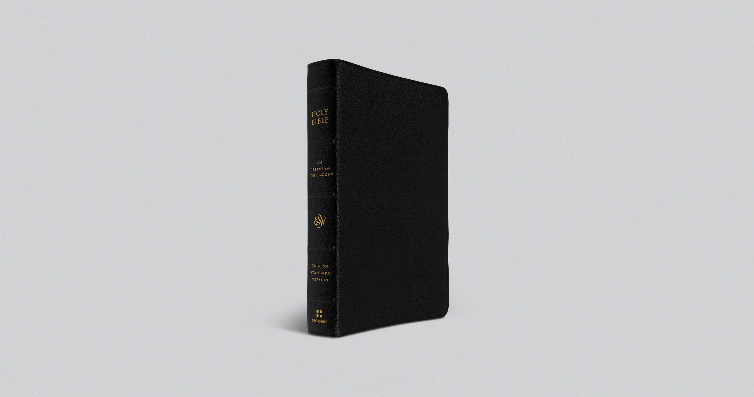ESV Bible with Creeds and Confessions Goatskin, Black