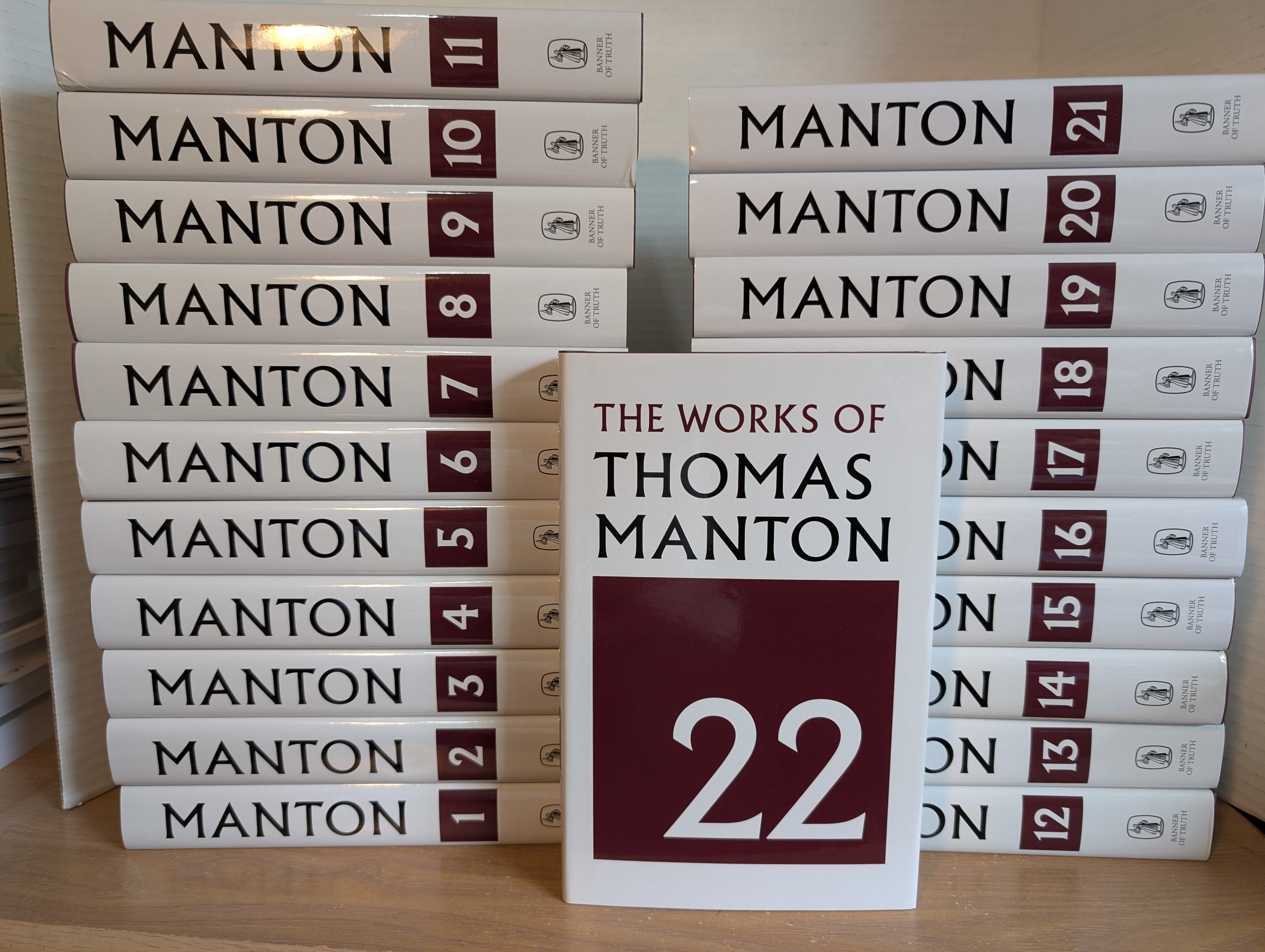 USED -  The Works of Thomas Manton - 22 volume set -  USED