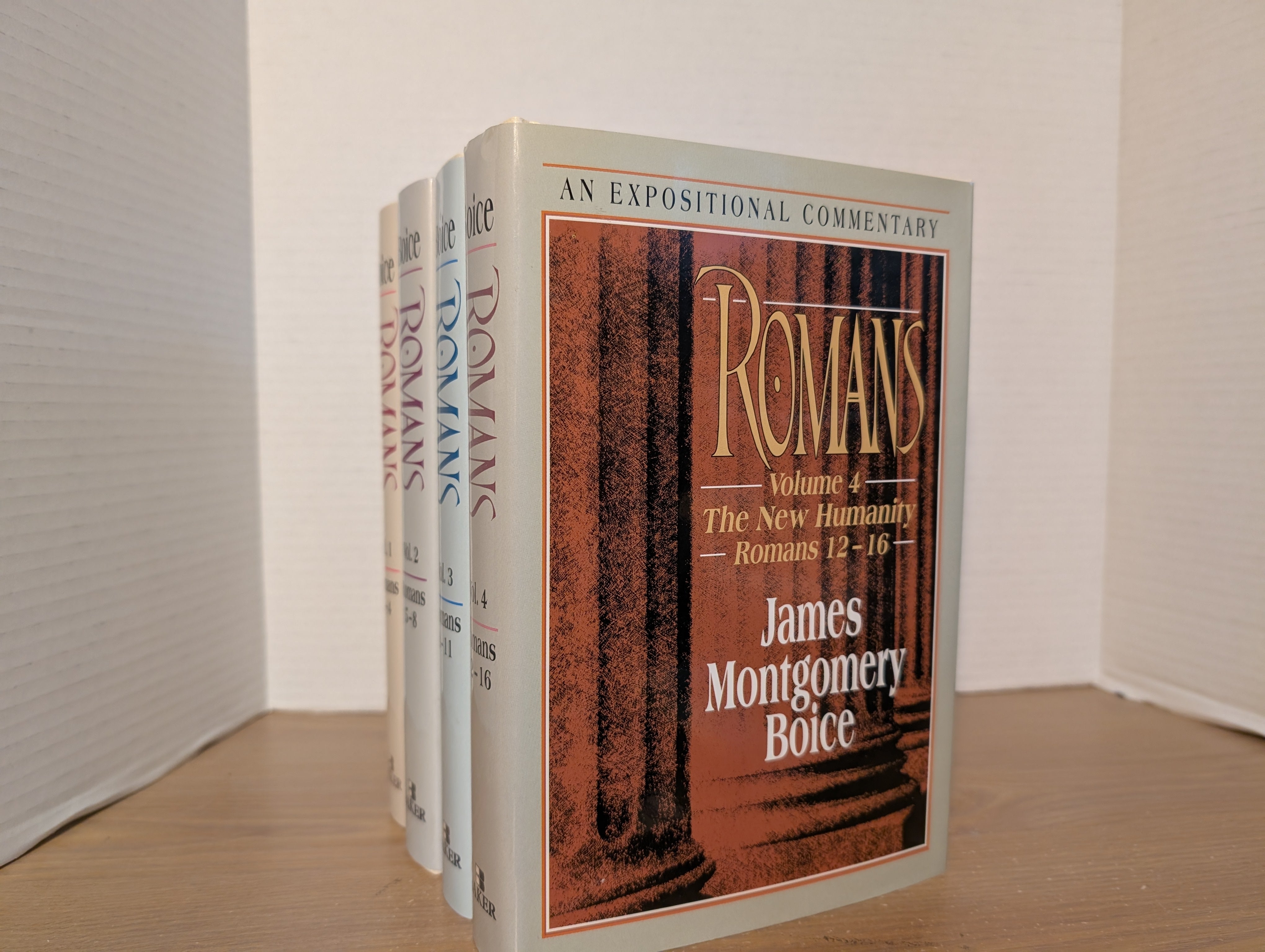 USED - Romans: An Expositional  Commentary 4 volumes (Boice)   USED