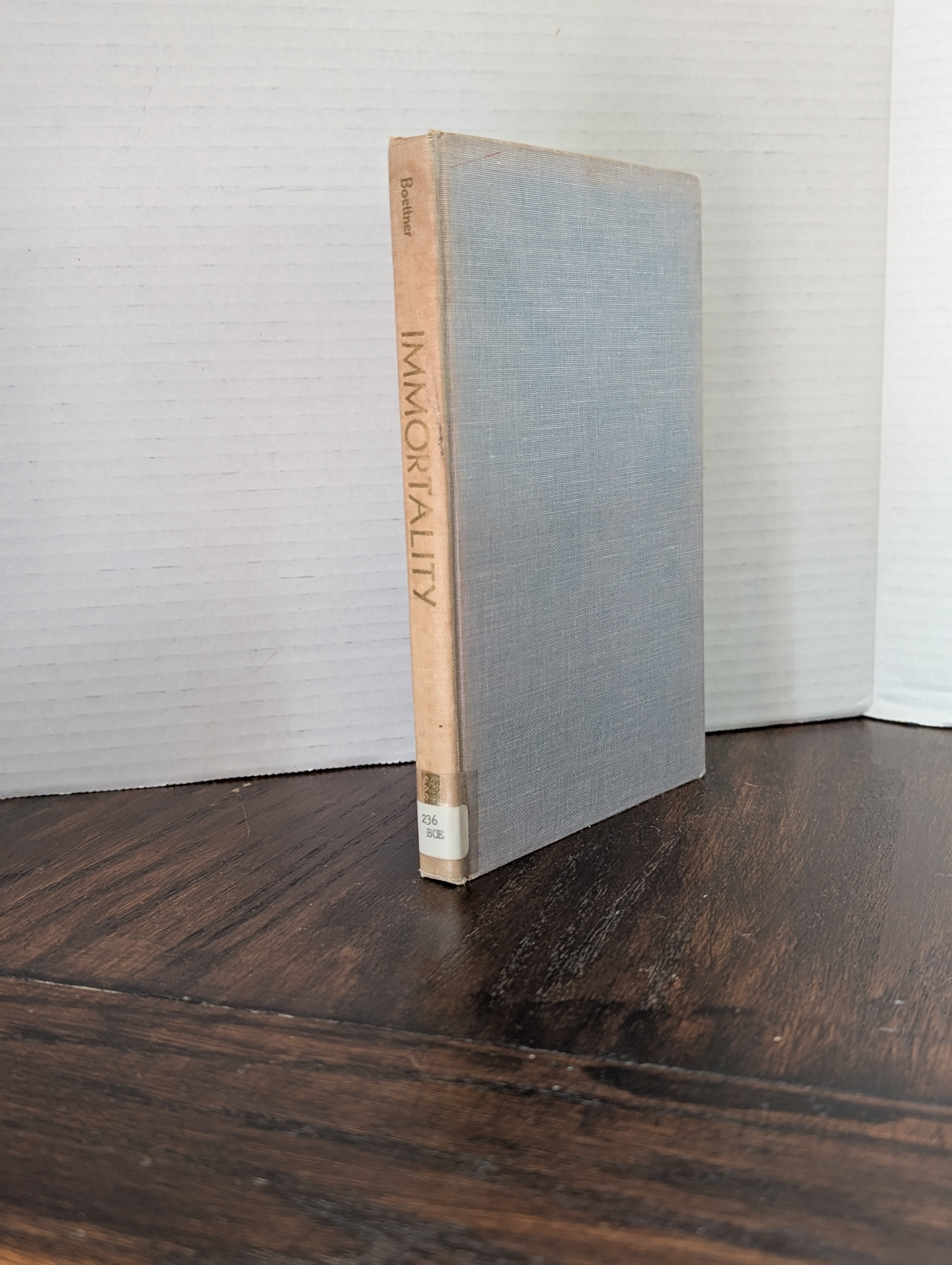 USED - Immorality (Dr. Lorain Boettner) - USED