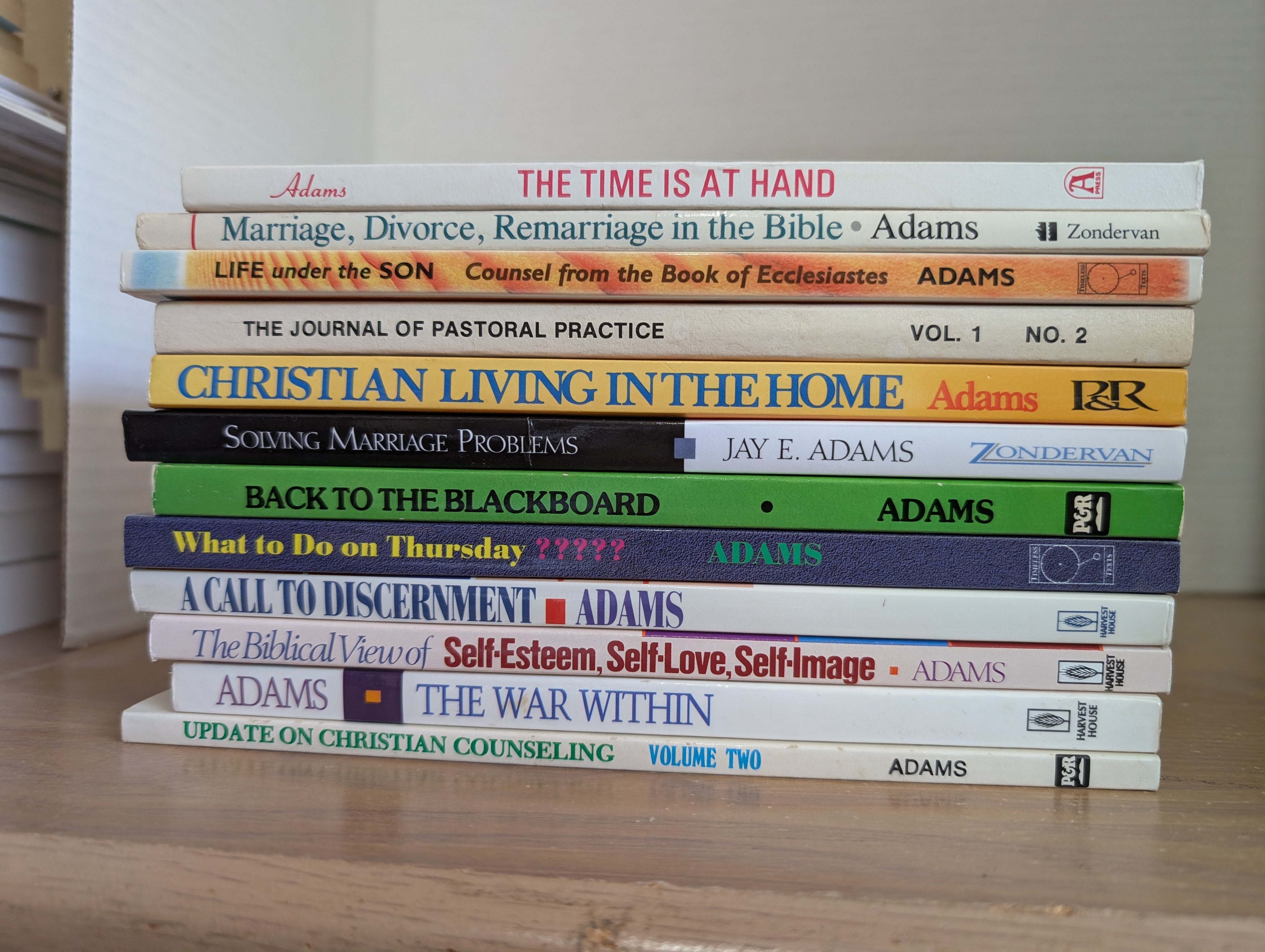 USED - Jay Adams 12 Book Bundle -  USED