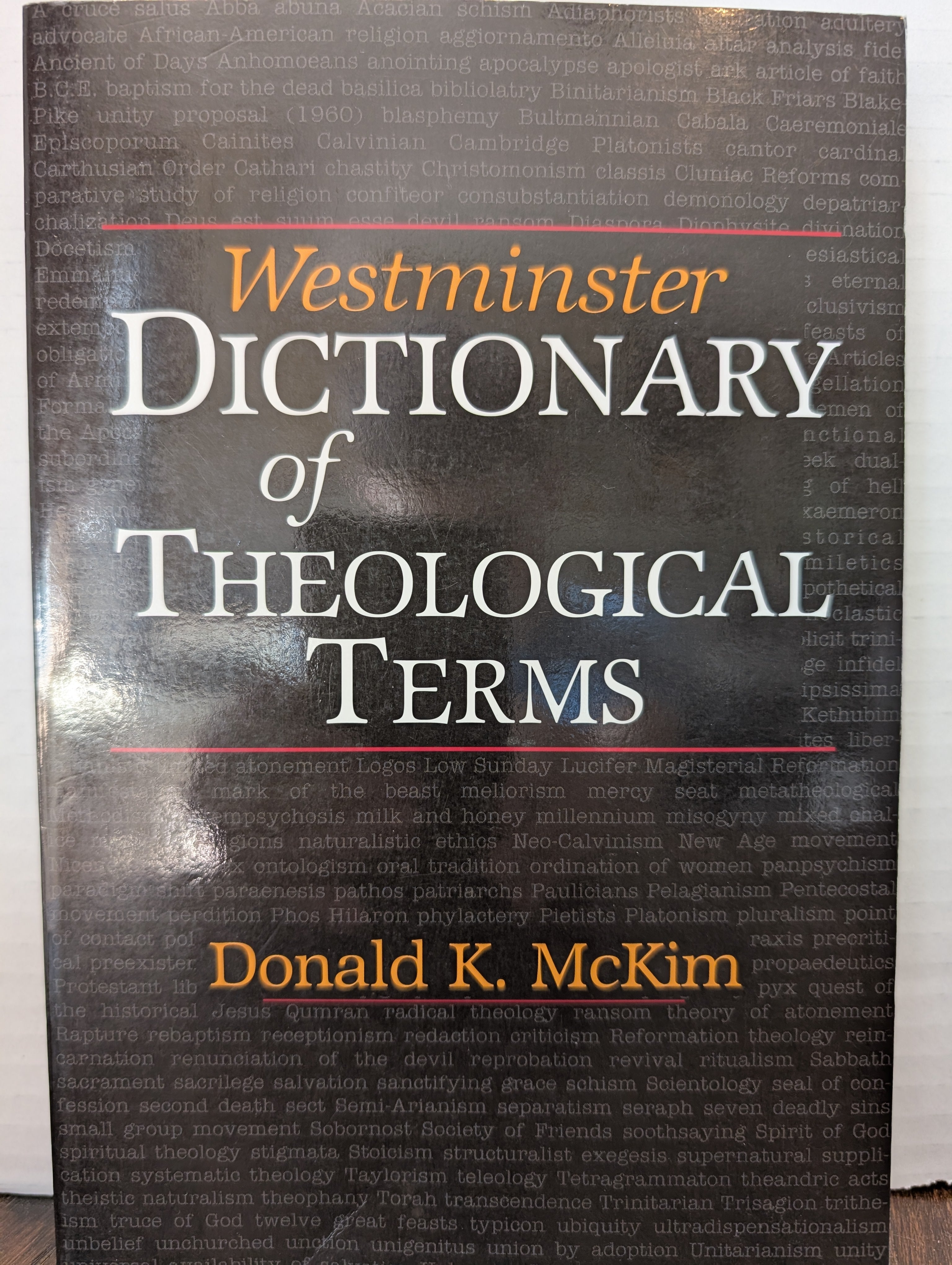 USED - Westminster Dictionary of Theological Terms (Donald McKim) - USED