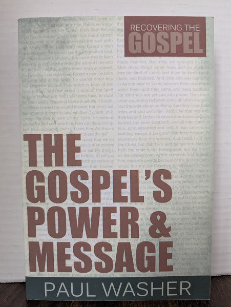 USED - The Gospel's Power and Message (Paul Washer) - USED