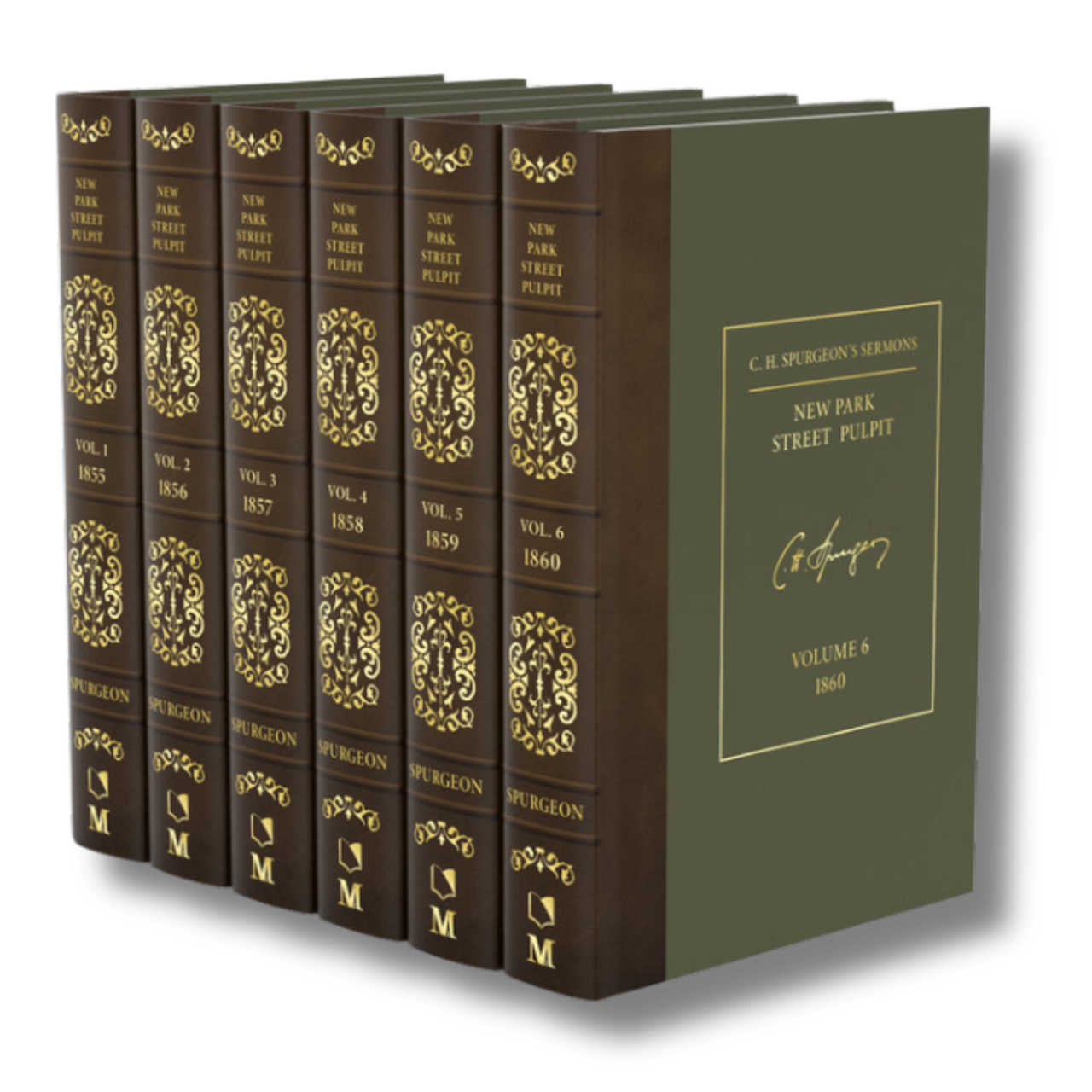 Charles Spurgeon’s Sermons: Revival Years - New Park Street Pulpit 1855-1860 (6 Vols + Index)